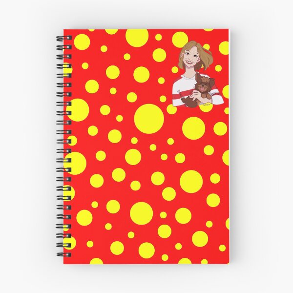 Item preview, Red with small yellow dots designed and sold by Lesanneesrecre.