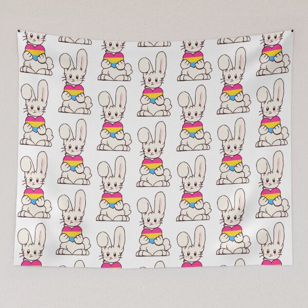 Item preview, Pan Pride Bunny designed and sold by Maplebreeze.