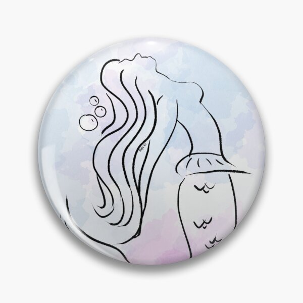 Item preview, Watercolor Mermaid designed and sold by Kaylarz.