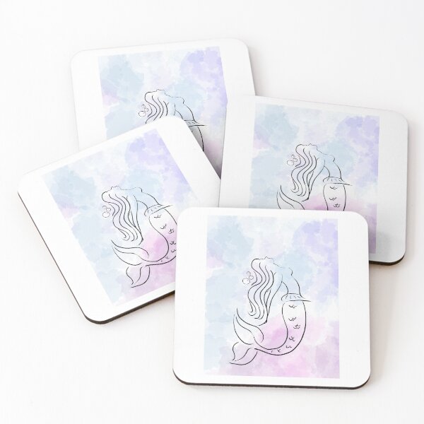 Item preview, Watercolor Mermaid designed and sold by Kaylarz.