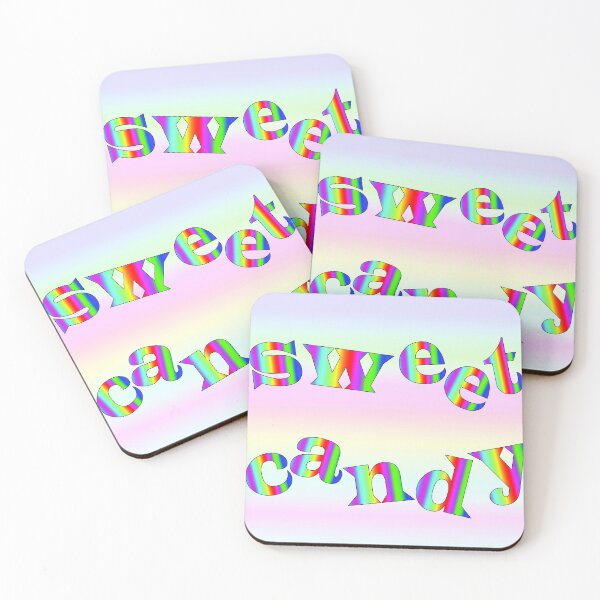 Item preview, Multicolored text Sweet Candy designed and sold by Murza.