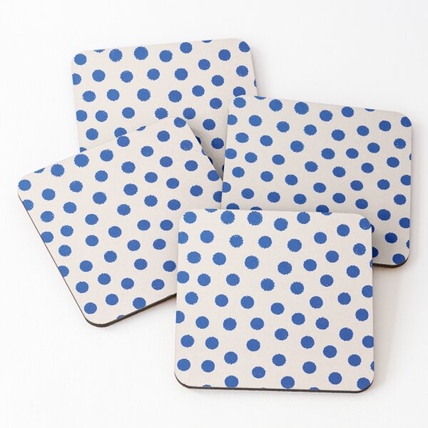Item preview, Blue dots, Abstract pattern, Mid century abstract art designed and sold by juliaemelian.