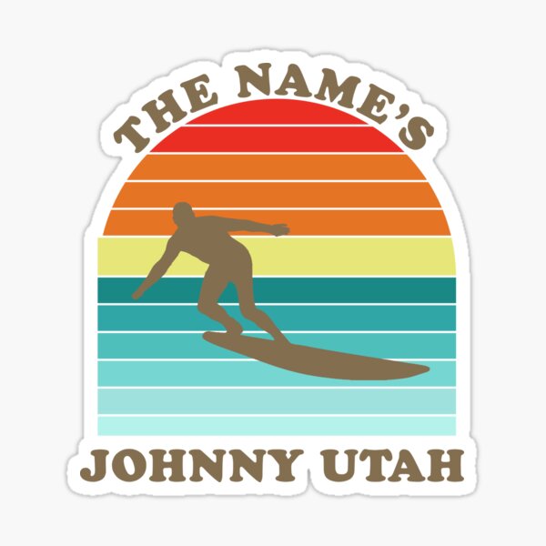Aperçu de l'œuvre Je m'appelle Johnny Utah créée et vendue par everything-shop.