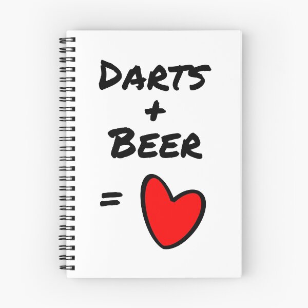 Item preview, darts + beer = heart designed and sold by TheGreenGoat.