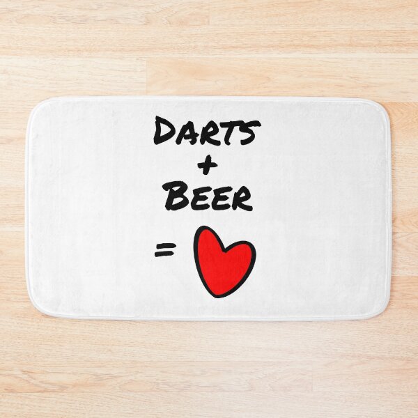 Item preview, darts + beer = heart designed and sold by TheGreenGoat.