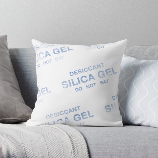 Silica gel pillow Throw Pillow