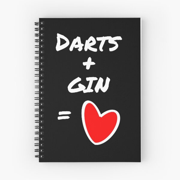Item preview, darts + gin = heart designed and sold by TheGreenGoat.