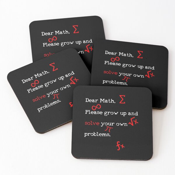 Item preview, Dear Math Please Grow Up and Solve Your Own Problems designed and sold by smittysdesigns.