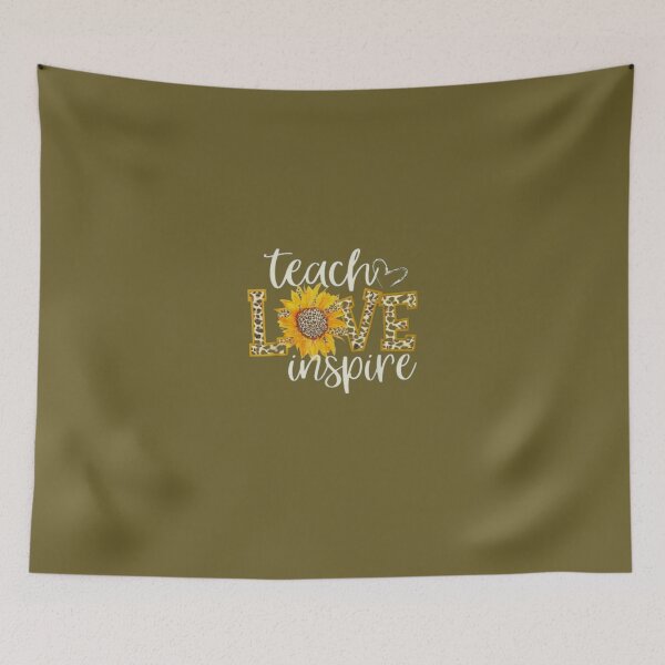 Item preview, Teach Love Inspire sunflower shirt designed and sold by chanat3659.