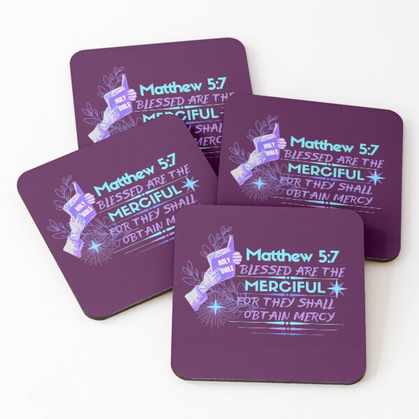 Item preview, St Matthew 5:7 ,blessed are the merciful -forgiveness /compassion  designed and sold by Mammanation.