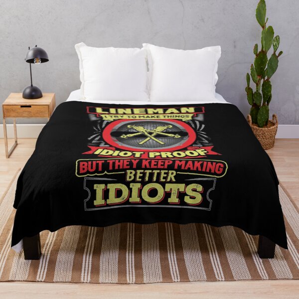 Item preview, Lineman i try to make things idiot proof designed and sold by BrennaEirlys.
