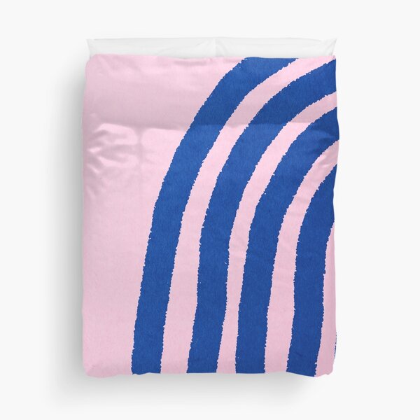 Item preview, Blue lines, Abstract pattern, Mid century abstract art designed and sold by juliaemelian.