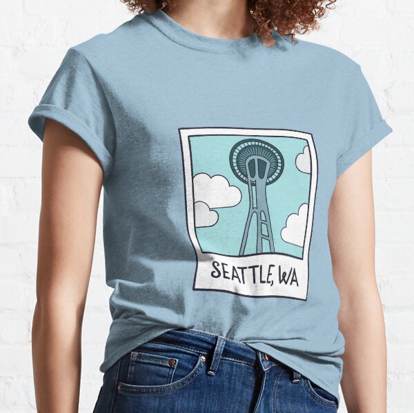 Seattle Space Needle Polaroid Classic T-Shirt