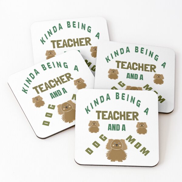 Item preview, Kinda busy being a teacher and a dog mom. designed and sold by Bodino.