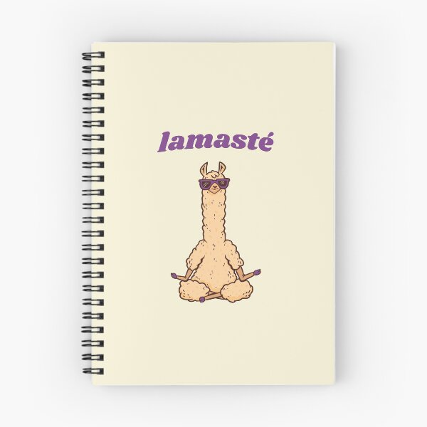Item preview, Lamasté - Funny lama word game for meditation and yoga lovers designed and sold by Print  Androïde.