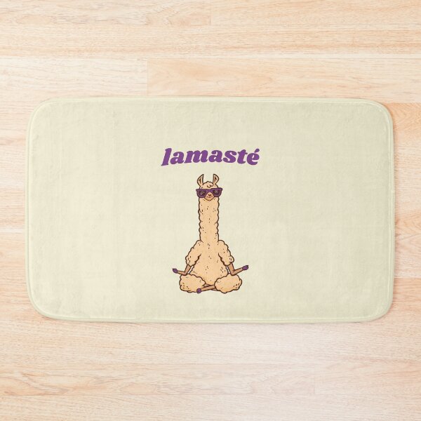 Item preview, Lamasté - Funny lama word game for meditation and yoga lovers designed and sold by Print  Androïde.