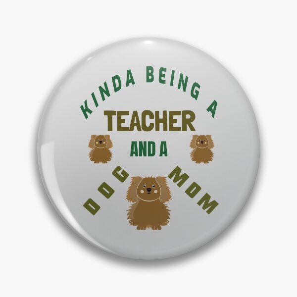 Artikelvorschau, Kinda busy being a teacher and a dog mom. entworfen und verkauft von Bodino.