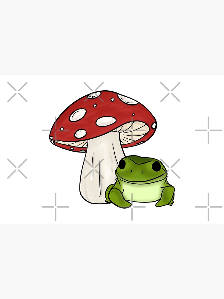 Discover Mushroom Frog Bath Mat