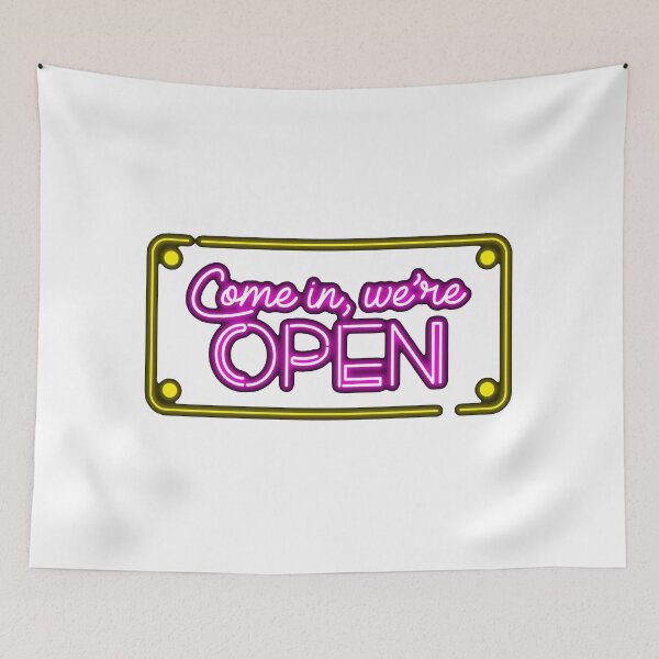 Item preview, Come in, we're OPEN! designed and sold by AbinSur99.