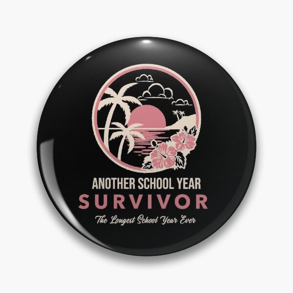 Item preview, Another School Year Survivor The Longest School Year Ever Retro Sunset Beach designed and sold by TamGustam.