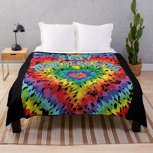 Item preview, Stay Manifesting. Rainbow Heart Motivational designed and sold by luvmhykdesigns.