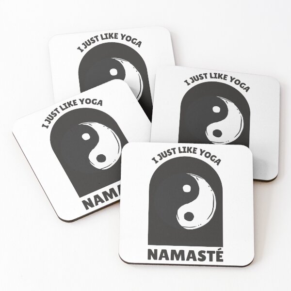 Item preview, I Just Like Yoga Namaste Meditation Saying designed and sold by DerEmmat.
