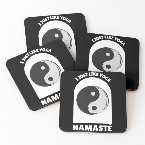 Item preview, I Just Like Yoga Namaste Meditation Saying designed and sold by DerEmmat.