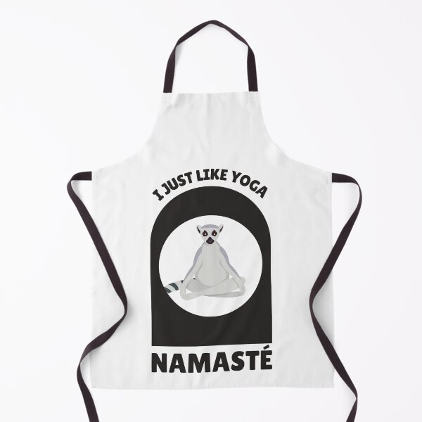 Item preview, I Just Like Yoga Namaste Meditation Saying Lemur designed and sold by DerEmmat.