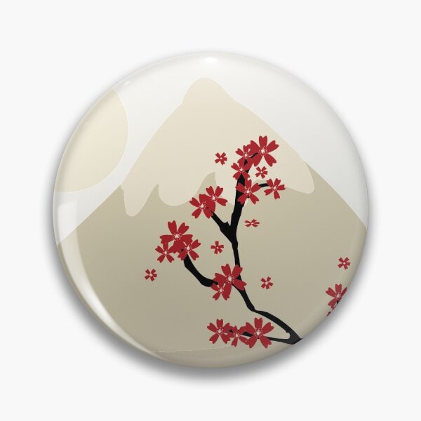 Item preview,  Cherry branch on Fuji background designed and sold by AbinSur99.