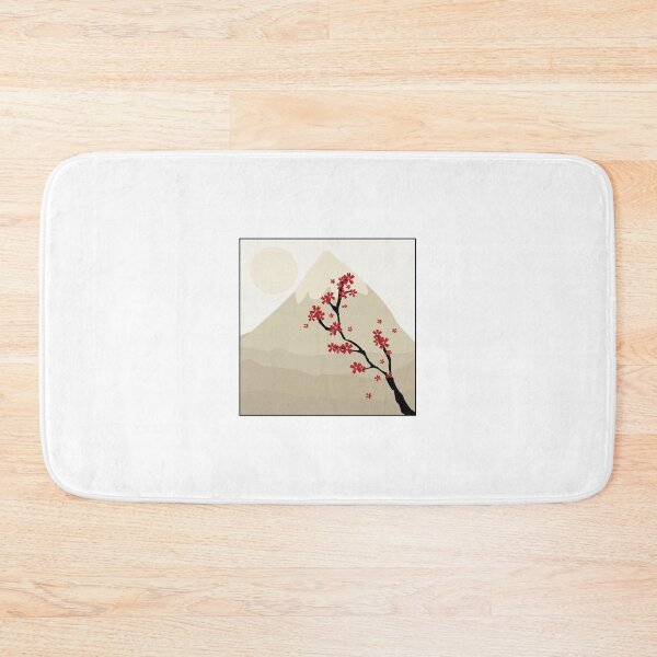 Item preview,  Cherry branch on Fuji background designed and sold by AbinSur99.