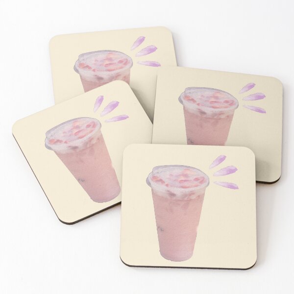 Item preview, watercolor pink drink designed and sold by pinkdrinksoul.