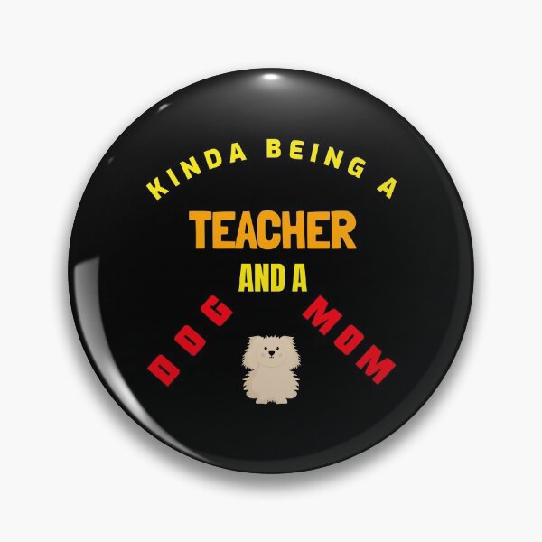 Artikelvorschau, Kinda busy being a teacher and dog mom entworfen und verkauft von Bodino.