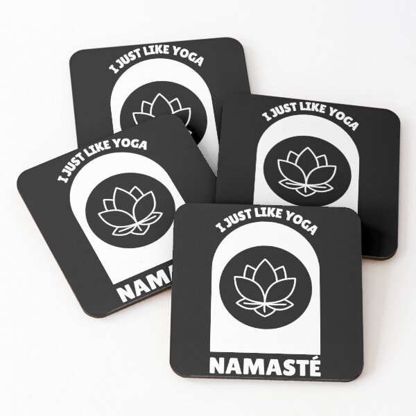 Item preview, I Just Like Yoga Namaste Meditation Saying designed and sold by DerEmmat.
