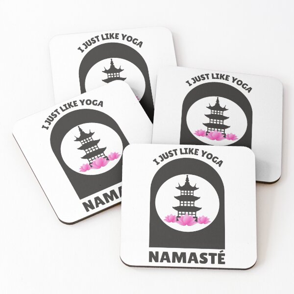 Item preview, I Just Like Yoga Namaste Meditation Saying designed and sold by DerEmmat.