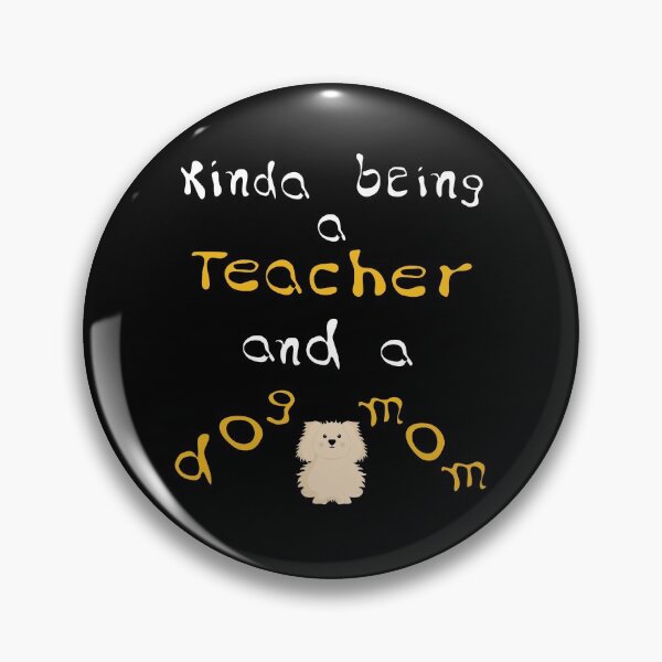 Artikelvorschau, Kinda busy being a teacher and dog mom entworfen und verkauft von Bodino.