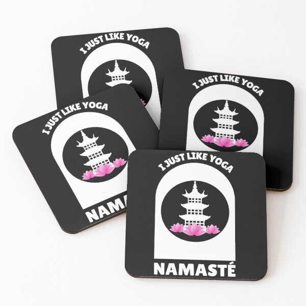 Item preview, I Just Like Yoga Namaste Meditation Saying designed and sold by DerEmmat.