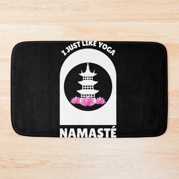 Item preview, I Just Like Yoga Namaste Meditation Saying designed and sold by DerEmmat.