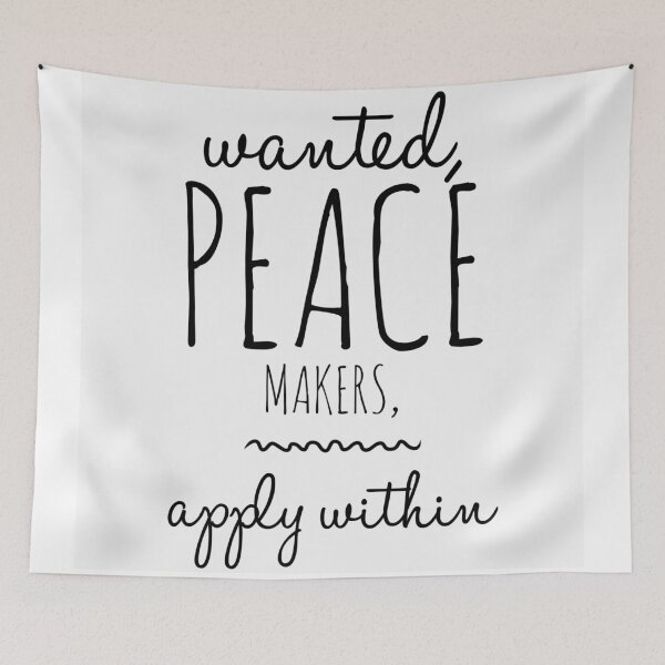 Item preview, Wanted Peace Makers, We Are Change designed and sold by authorCindyK.