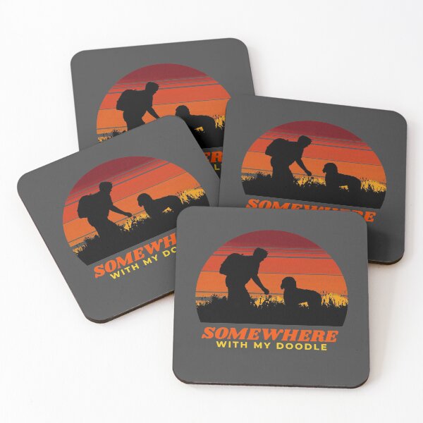 Item preview, Somewhere With My Doodle Men's Adventurous Outdoor Goldendoodle / Labradoodle Gift  designed and sold by Guarddogdrive.