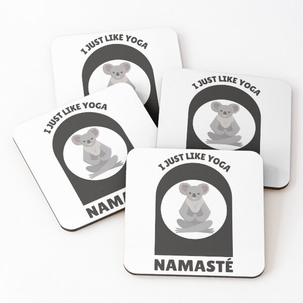 Item preview, I Just Like Yoga Namaste Meditation Saying designed and sold by DerEmmat.