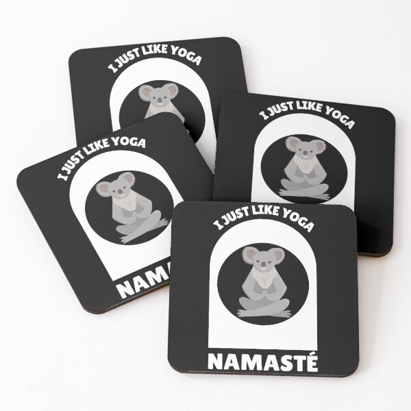 Item preview, I Just Like Yoga Namaste Meditation Saying designed and sold by DerEmmat.