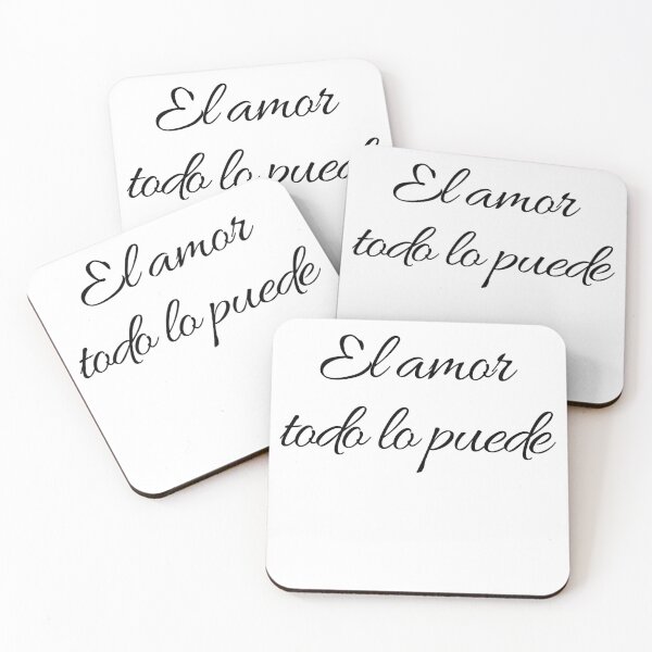 Item preview, El amor todo lo puede designed and sold by magicdecor.