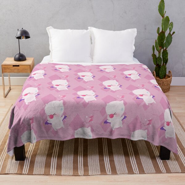Item preview, Mog Throw (Pink) designed and sold by mogvin.
