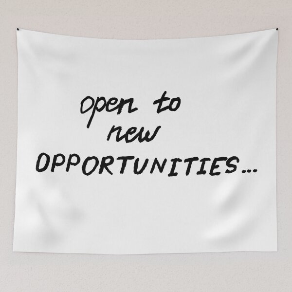 Item preview, New opportunities = CHAOS!!!...which can be fun: Slogan Sticker Text designed and sold by Gogmagosh.