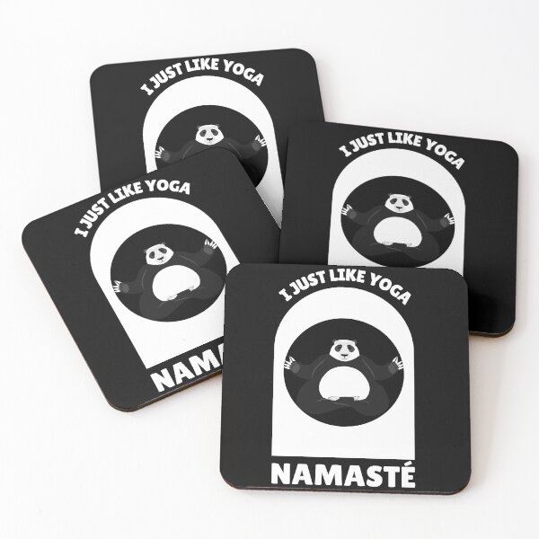 Item preview, I Just Like Yoga Namaste Meditation Saying designed and sold by DerEmmat.