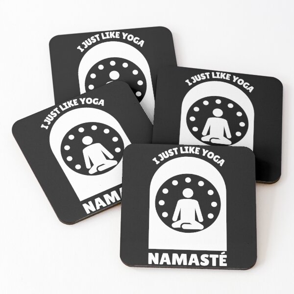 Item preview, I Just Like Yoga Namaste Meditation Saying designed and sold by DerEmmat.