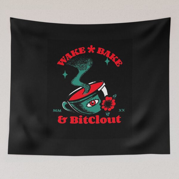 Item preview, Wake and Bake Bitclout Influencer Design designed and sold by boopsblunt.