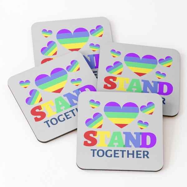 Item preview, Stand Together (Pride) designed and sold by TheTopHatGroup.