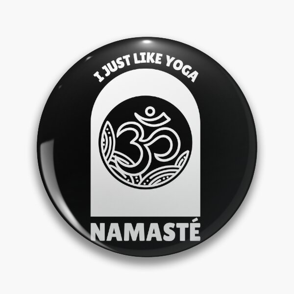 Item preview, I Just Like Yoga Namaste Meditation Saying designed and sold by DerEmmat.