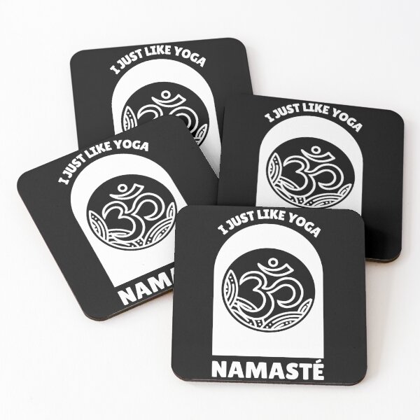 Item preview, I Just Like Yoga Namaste Meditation Saying designed and sold by DerEmmat.